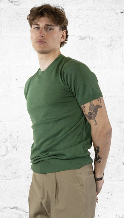 Manuel Ritz Maglia in filo di cotone maniche corte T-shirt e Polo - Boutique Luisa Trendy