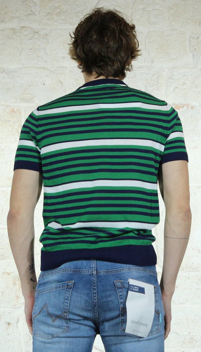 Manuel Ritz Maglia maniche corte a righe T-shirt e Polo - Boutique Luisa Trendy