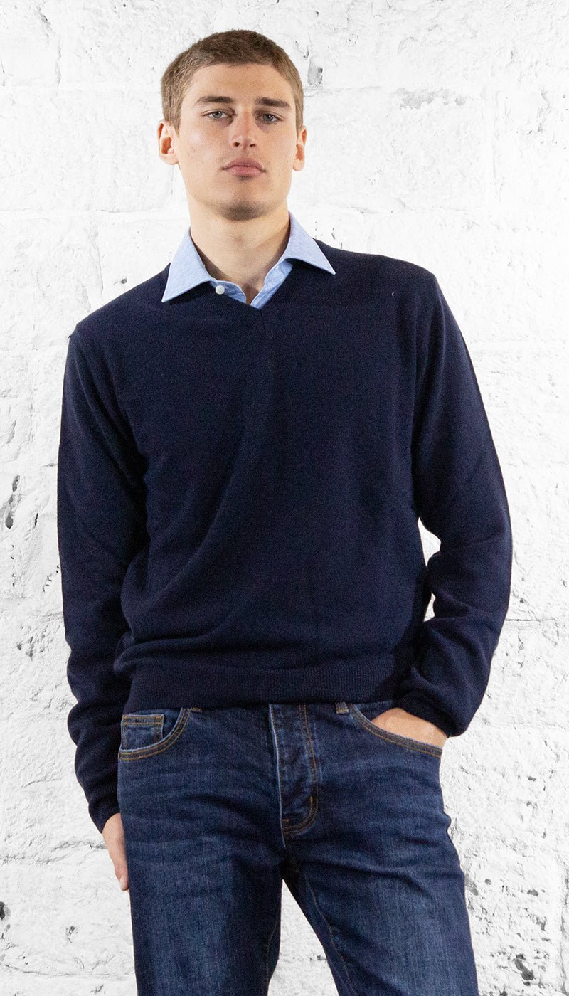 Manuel Ritz Maglia scollo a V in lana Maglie e cardigan uomo - Boutique Luisa Trendy