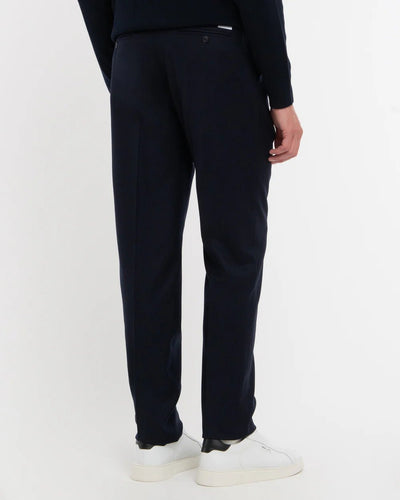 Manuel Ritz Pantalone con pinces flanella di lana stretch Pantaloni Uomo - Boutique Luisa Trendy