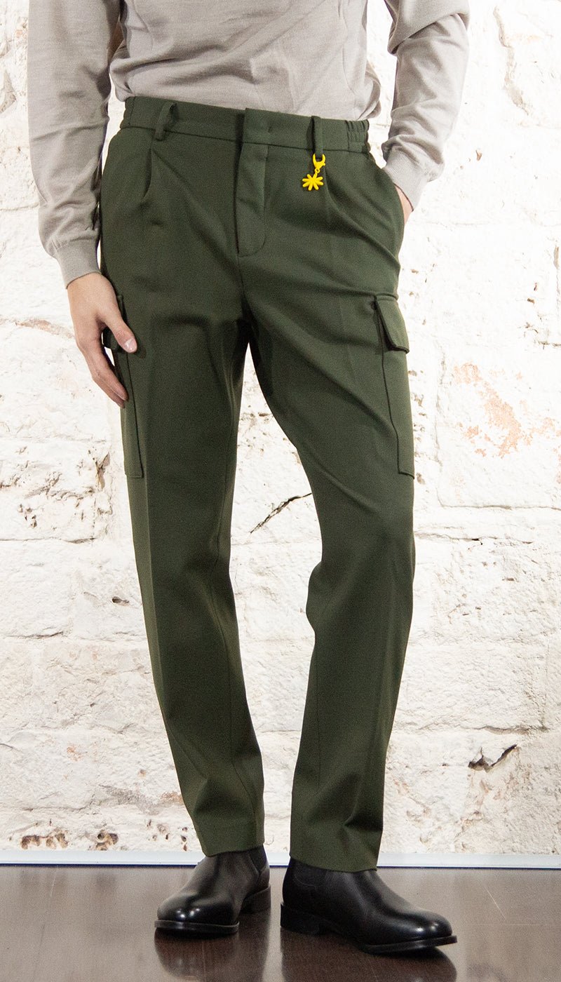 Manuel Ritz Pantalone con tasconi in viscosa stretch Pantaloni Uomo - Boutique Luisa Trendy