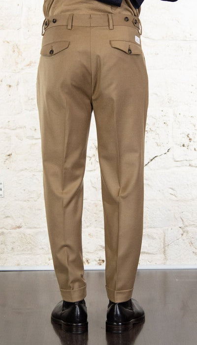 Manuel Ritz Pantalone doppia pinces baggy in lana Pantaloni Uomo - Boutique Luisa Trendy