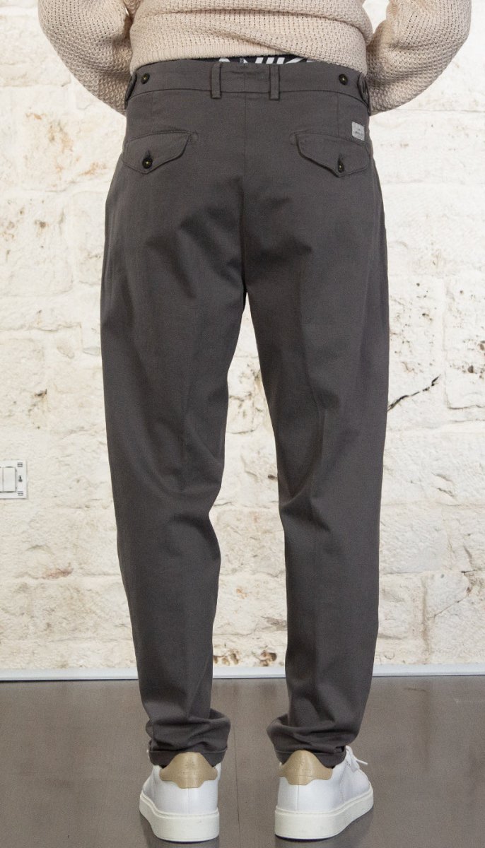 Manuel Ritz pantalone doppia pinces cotone stretch grigio 3732P1668TC 243823 97 Pantaloni Uomo - Boutique Luisa Trendy
