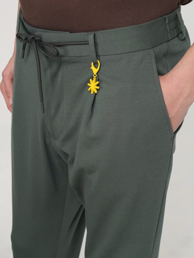 Manuel Ritz pantalone jogging jersey punto milano verde Pantaloni Uomo - Boutique Luisa Trendy