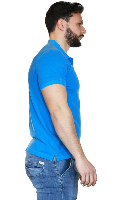 Manuel Ritz Polo in cotone piquet tinto capo T-shirt e Polo - Boutique Luisa Trendy
