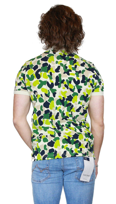 Manuel Ritz Polo in cotone stampa camouflage T-shirt e Polo - Boutique Luisa Trendy