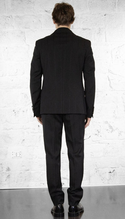 Manuel Ritz Smoking a righe revers in raso Abiti e giacche - Boutique Luisa Trendy