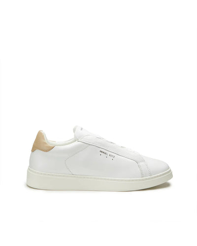 Manuel Ritz sneakers in pelle beige Scarpe Uomo - Boutique Luisa Trendy