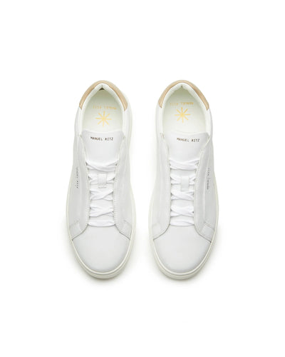 Manuel Ritz sneakers in pelle beige Scarpe Uomo - Boutique Luisa Trendy
