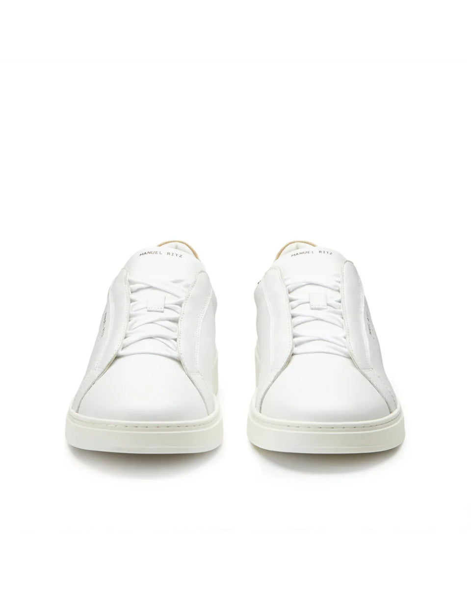 Manuel Ritz sneakers in pelle beige Scarpe Uomo - Boutique Luisa Trendy