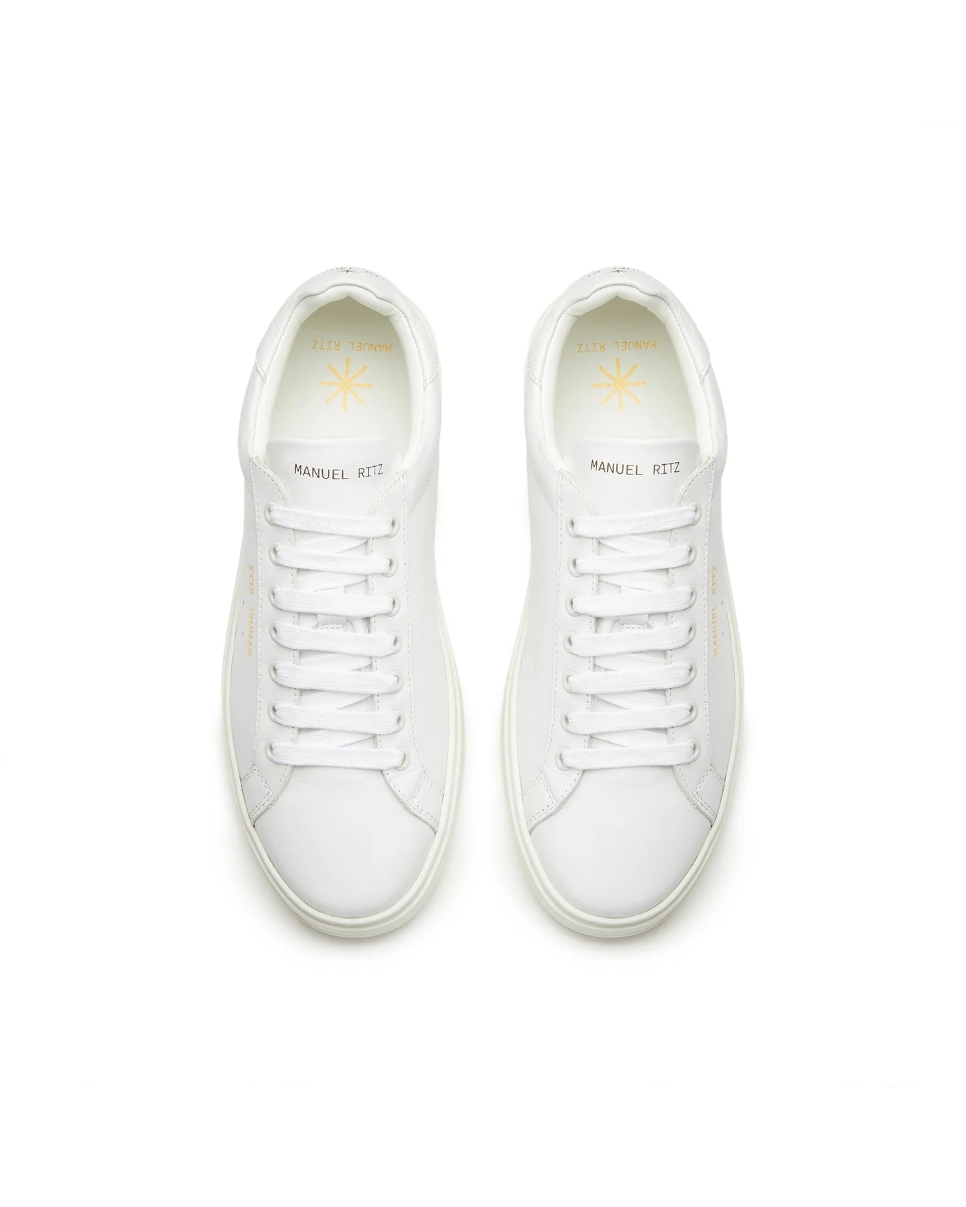 Manuel Ritz Sneakers in pelle bianca Scarpe Uomo - Boutique Luisa Trendy