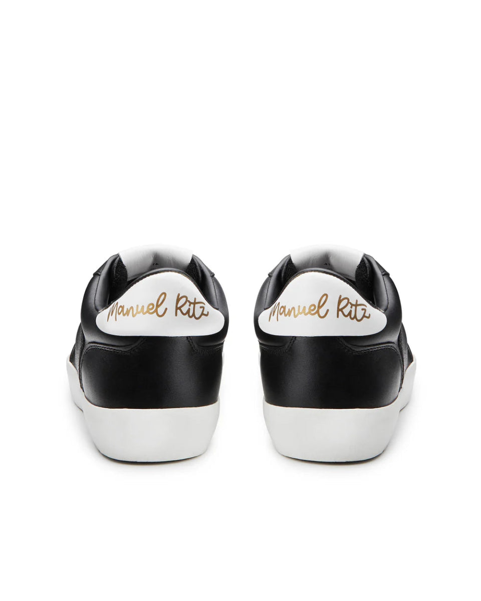 Manuel Ritz Sneakers mix pelle nero Scarpe Uomo - Boutique Luisa Trendy