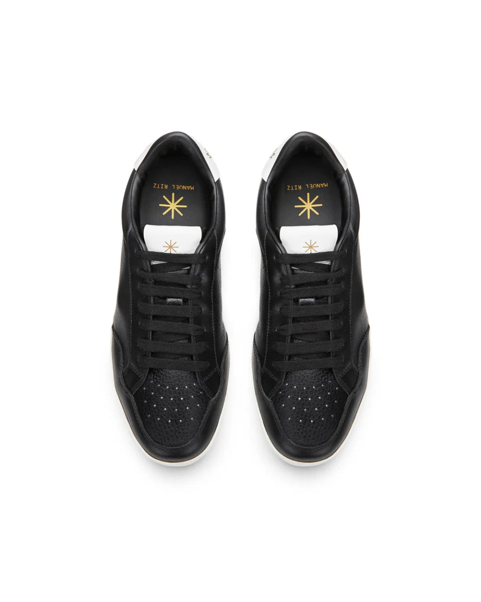 Manuel Ritz Sneakers mix pelle nero Scarpe Uomo - Boutique Luisa Trendy