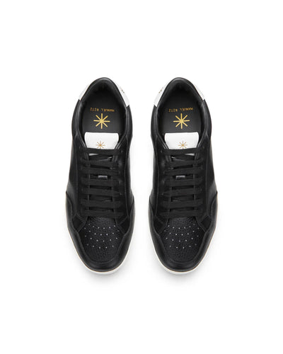 Manuel Ritz Sneakers mix pelle nero Scarpe Uomo - Boutique Luisa Trendy