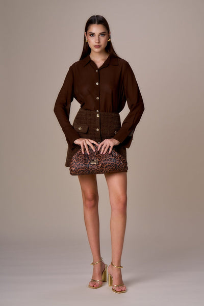 Nosecrets Camicia con bottoni pietre gioiello Bluse e camicie - Boutique Luisa Trendy