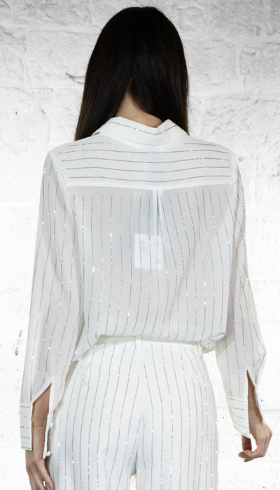 Nosecrets Camicia gessata diamanti 251NS128 Bluse e camicie - Boutique Luisa Trendy