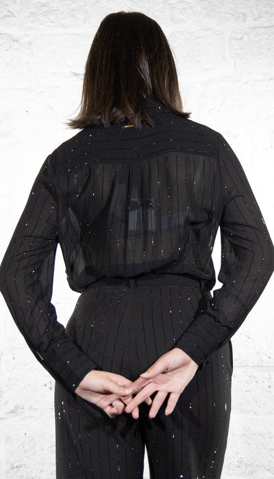 Nosecrets Camicia gessata diamanti Bluse e camicie - Boutique Luisa Trendy