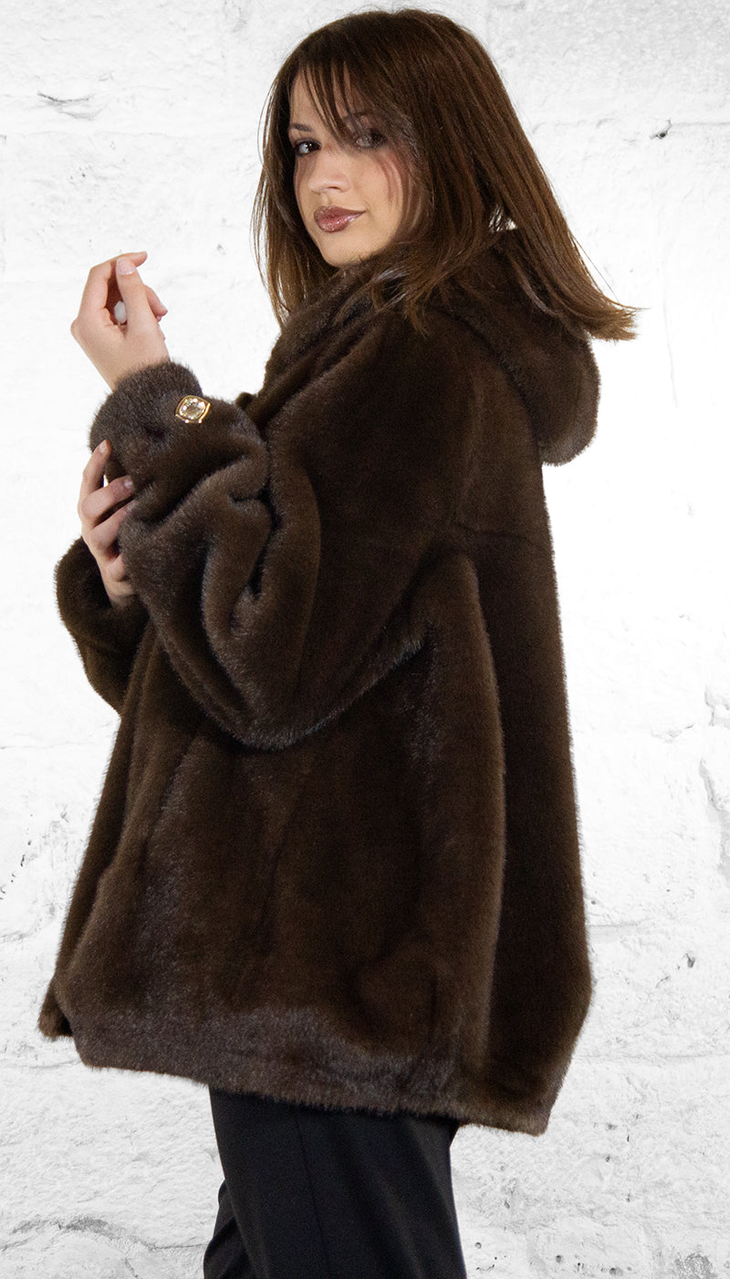 Nosecrets Giaccone simil pelliccia diamond chic