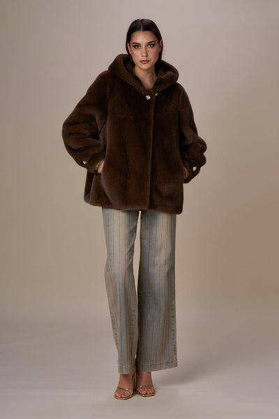 Nosecrets Giaccone simil pelliccia diamond chic Capispalla Donna - Boutique Luisa Trendy