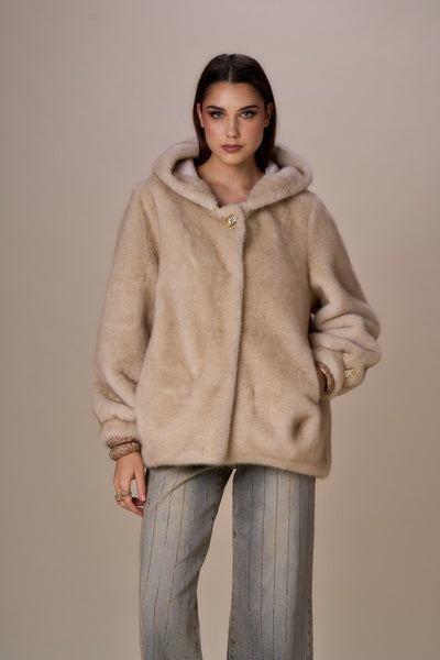 Nosecrets Giaccone simil pelliccia diamond chic Capispalla Donna - Boutique Luisa Trendy