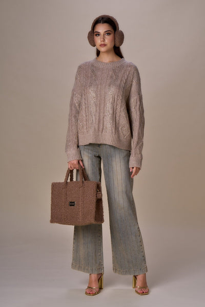 Nosecrets Maglia luxury trecce Maglie e cardigan Donna - Boutique Luisa Trendy