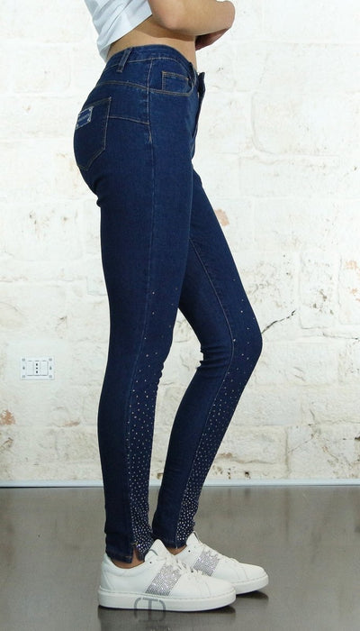 Nosecrets Milano Jeans pushup cascata diamanti Jeans - Boutique Luisa Trendy