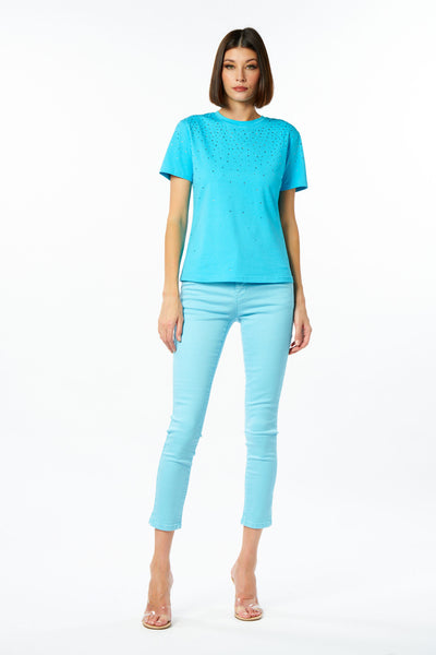 Nosecrets T-shirt cascata diamanti