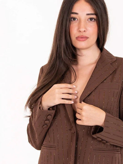 Nosecrets Tailleur gessato diamanti Tailleur - Boutique Luisa Trendy