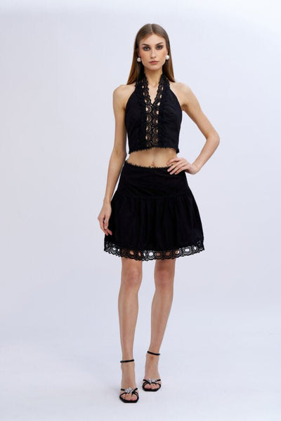 Nosecrets Top cropped in cotone T-Shirt e top - Boutique Luisa Trendy