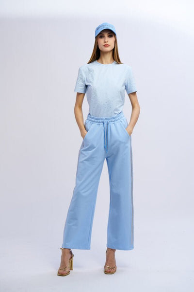 Nosecrets Tuta in cotone con strass Felpa - Boutique Luisa Trendy