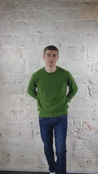 Manuel Ritz Maglia in lana verde