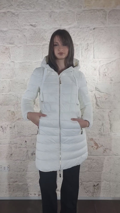 Gaudi Piumino da donna trapuntato con cappuccio