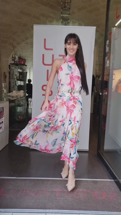 Twinset Top e gonna in georgette con stampa a fiori