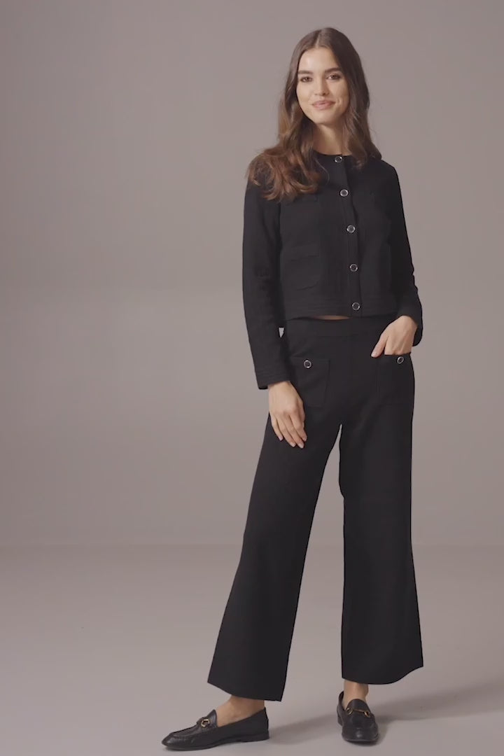 Joseph Ribkoff Pantalone cropped in maglia