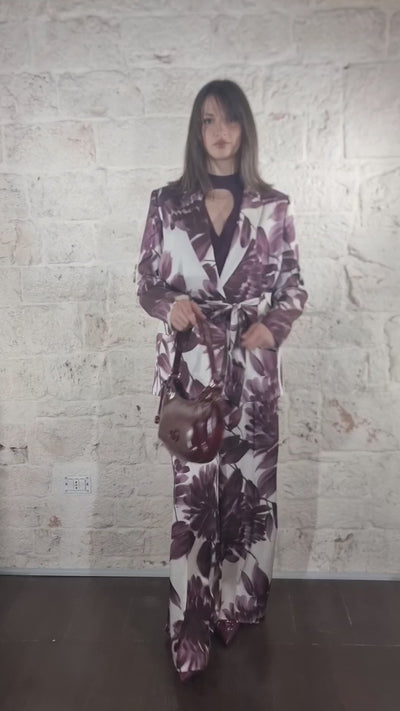 Twinset Giacca blazer con stampa a fiori