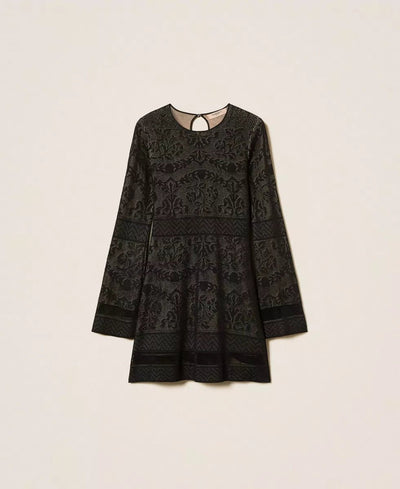 Twinset Abito corto in maglia traforata Vestiti - Boutique Luisa Trendy