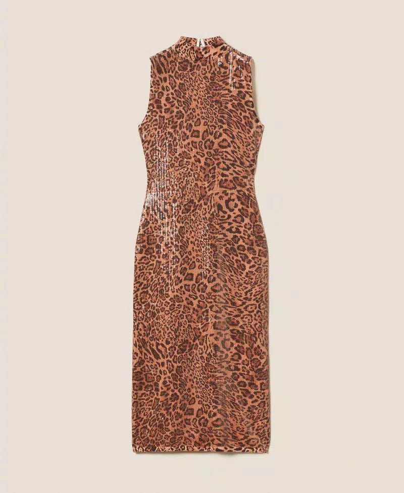 Twinset Abito longuette in maglia con paillettes Vestiti - Boutique Luisa Trendy