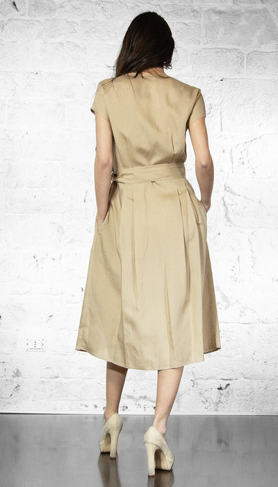 Twinset Abito longuette in misto lino Vestiti - Boutique Luisa Trendy
