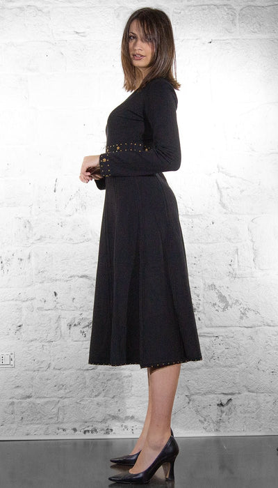 Twinset Abito midi in maglia con borchie Vestiti - Boutique Luisa Trendy