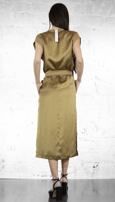 Twinset Abito midi in viscosa e lino 251TT2274 Vestiti - Boutique Luisa Trendy