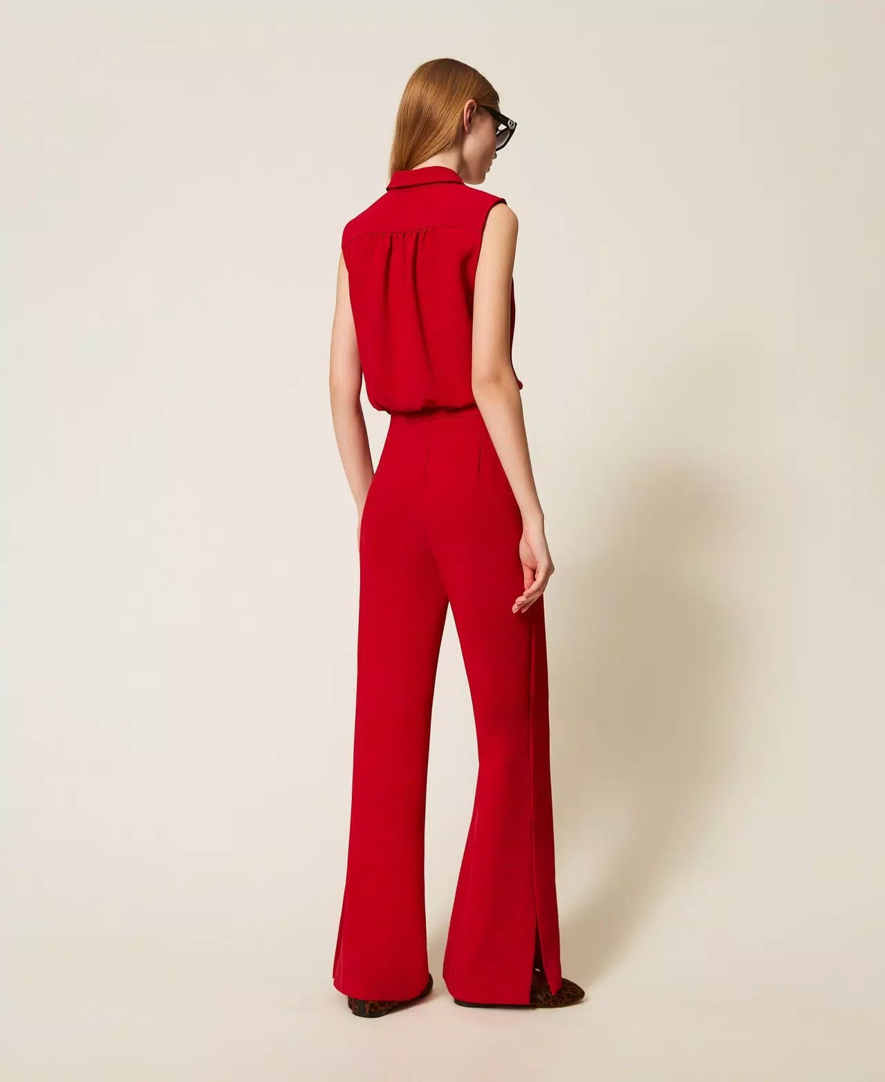 Twinset Blusa e pantaloni in crêpe cady con Oval T Vestiti - Boutique Luisa Trendy