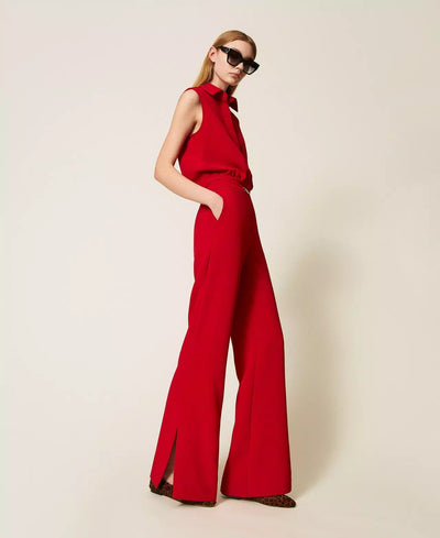 Twinset Blusa e pantaloni in crêpe cady con Oval T Vestiti - Boutique Luisa Trendy