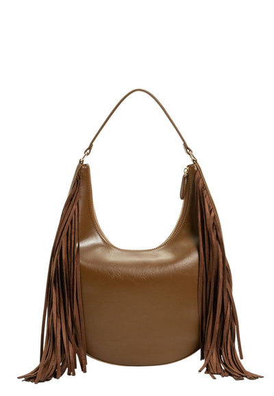 Twinset Borsa Hobo nera in similpelle 252TB7121 Borse e portafogli - Boutique Luisa Trendy