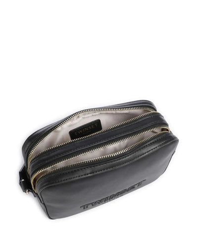 Twinset Borsa in ecopelle con scritta logo e tracolla Borse e portafogli - Boutique Luisa Trendy