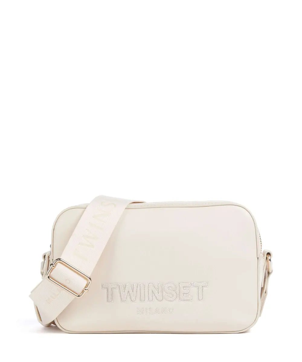 Twinset Borsa in ecopelle con scritta logo e tracolla Borse e portafogli - Boutique Luisa Trendy