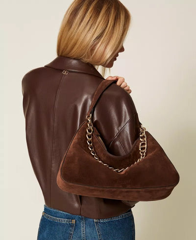 Twinset Borsa 'Liliane' media in suede Borse e portafogli - Boutique Luisa Trendy