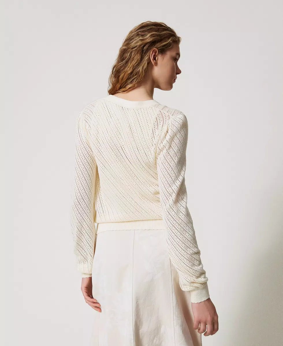 Twinset Cardigan con patch ricamato Maglie e cardigan Donna - Boutique Luisa Trendy