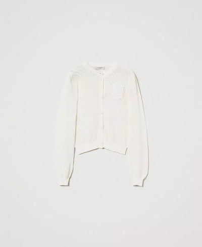 Twinset Cardigan con patch ricamato Maglie e cardigan Donna - Boutique Luisa Trendy