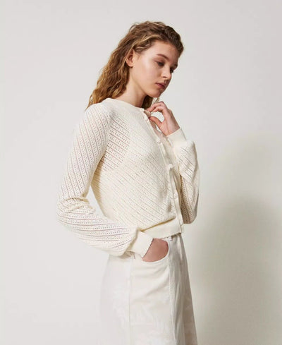 Twinset Cardigan con patch ricamato Maglie e cardigan Donna - Boutique Luisa Trendy
