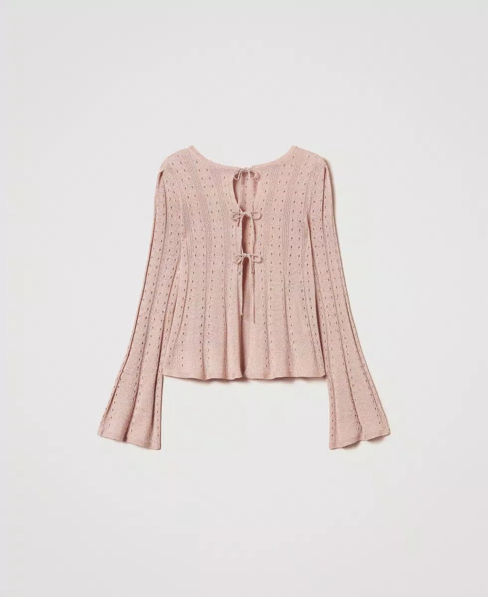 Twinset Cardigan doppio uso con laccetti Maglie e cardigan Donna - Boutique Luisa Trendy